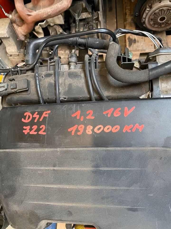 D4F 722 Motor 1,2 16V Renault Clio II 2 Modell 198000km