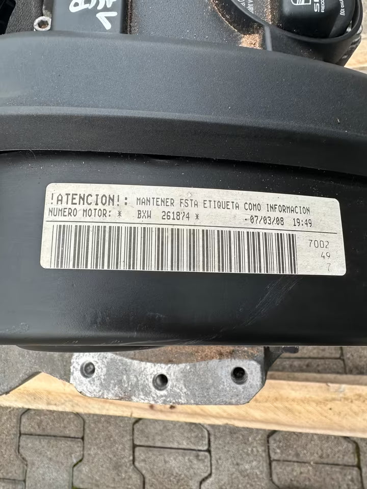 BXW Motor 1,4 Benzin 63Kw 86Ps Motor Vw Seat Skoda Modelle