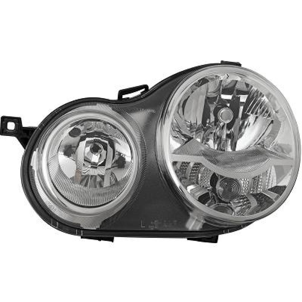 6Q1941007AF SCHEINWERFER LINKS POLO, 01-05 MIT MOTOR FÜR LWR 2205981