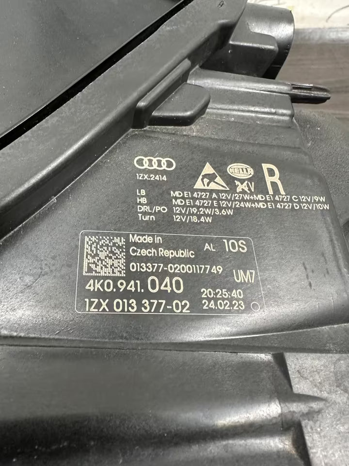 4K0941040 Scheinwerfer Rechts Voll LED Matrix Audi A6 4K ab 2018