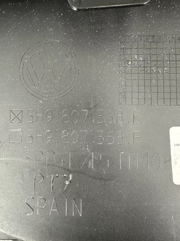 5H9807568E Heckdiffusor Diffusor VW Golf VIII 8 5H Variant