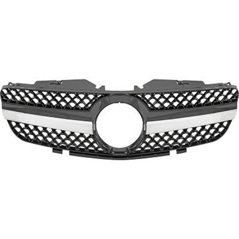 KÜHLERGRILL KPL. DB R230, 01-08 CHROM/SCHWARZ 1600440