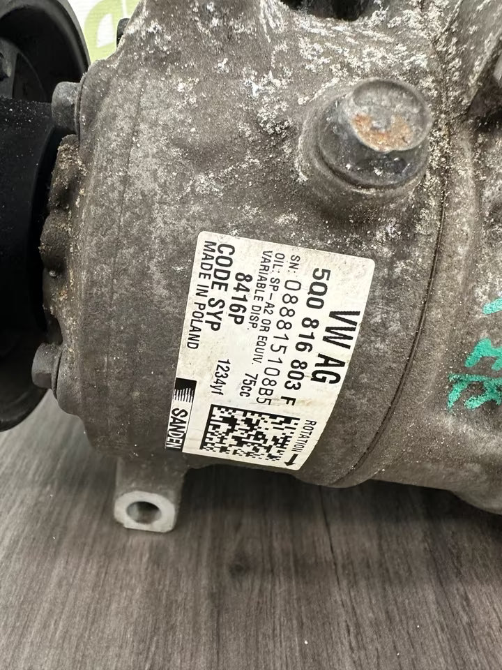5Q0816803F Klimakompressor Kompressor 1,0 TSI MPI Modell Vw Audi