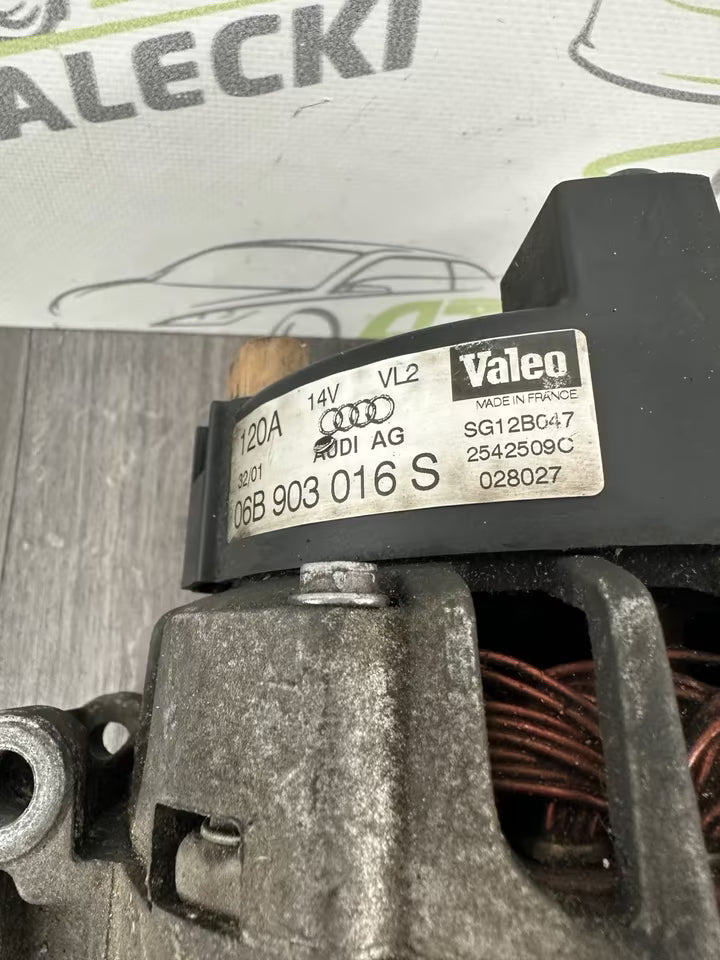 06B903016S Lichtmaschine Generator Audi A4 B6 B7 8E 8H 1,8T 2,0 B