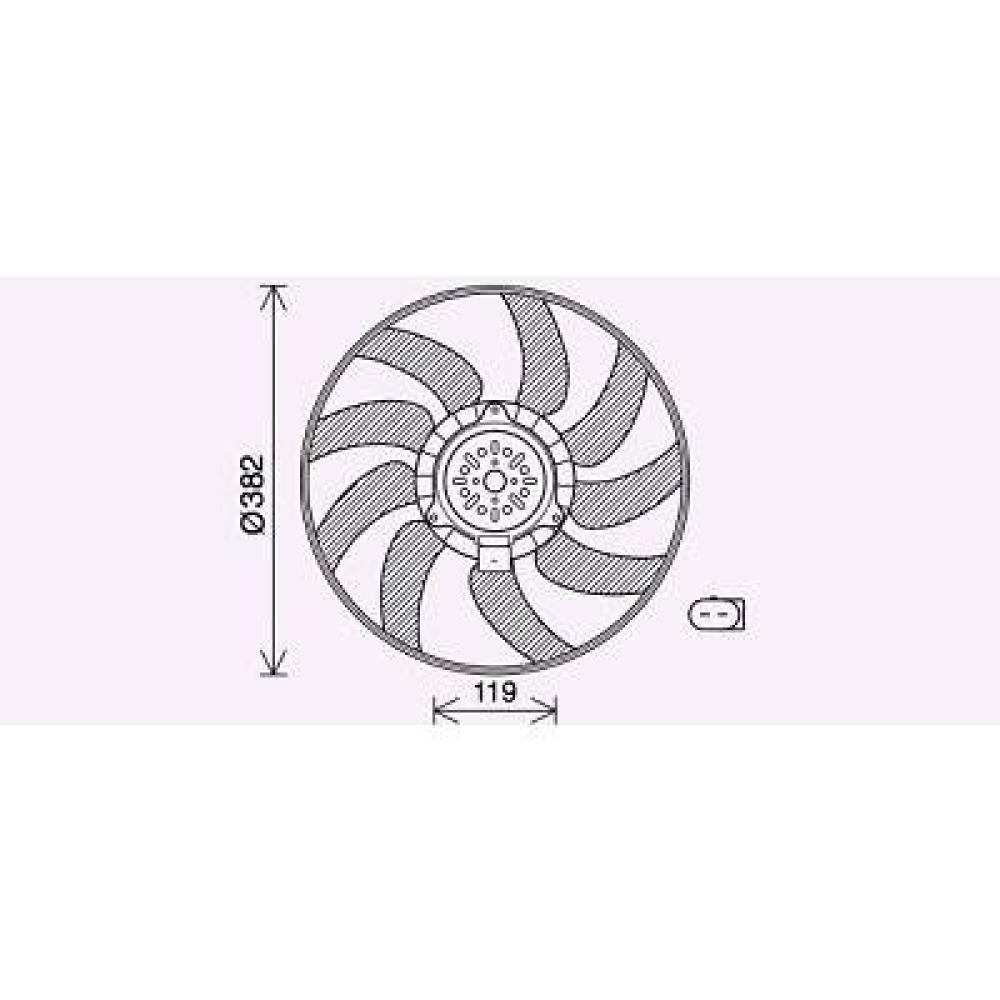 8K0121003P LÜFTER LÜFTER AUDI DCL1039