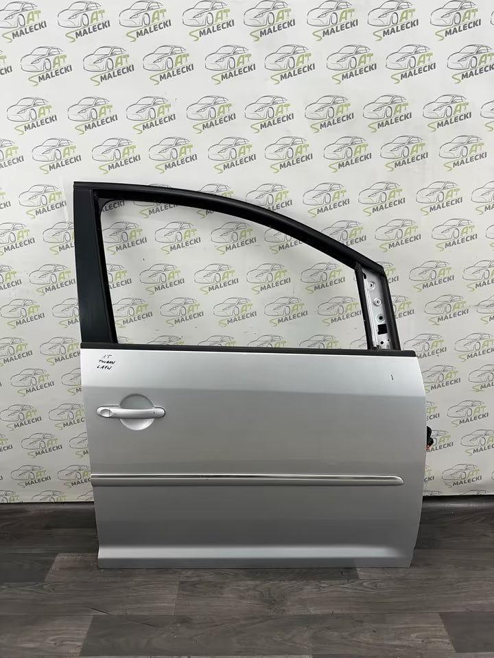 Türe Tür Vorne Rechts Vw Touran 1T 03-15 Bj Farbe LA7W Silber