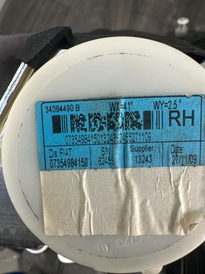 34084490B Dreipunkt Sicherheitsgurt Hinten Rechts Ford Ka Ru8