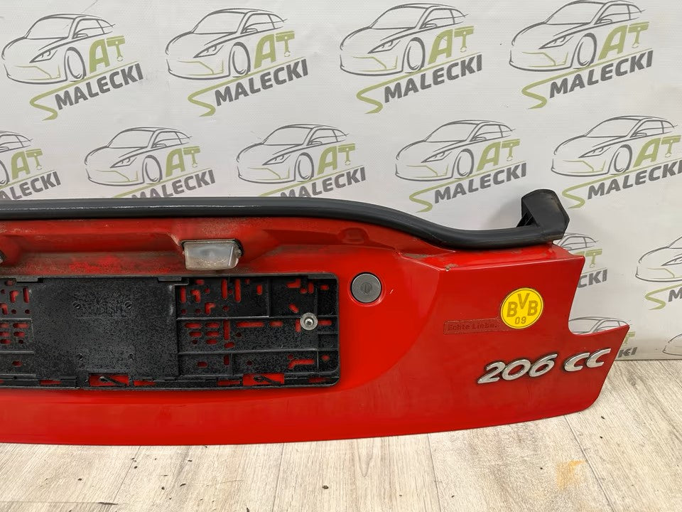 Tailgate Lower Peugeot 206 CC Models Color KKN Red