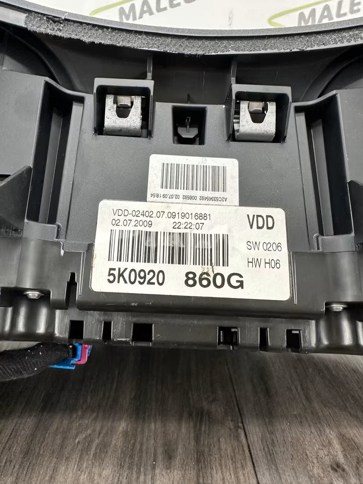 5K0920860G Tacho Kombiinstrument Vw Golf VI 6 5K 2,0 Tdi 160tkm