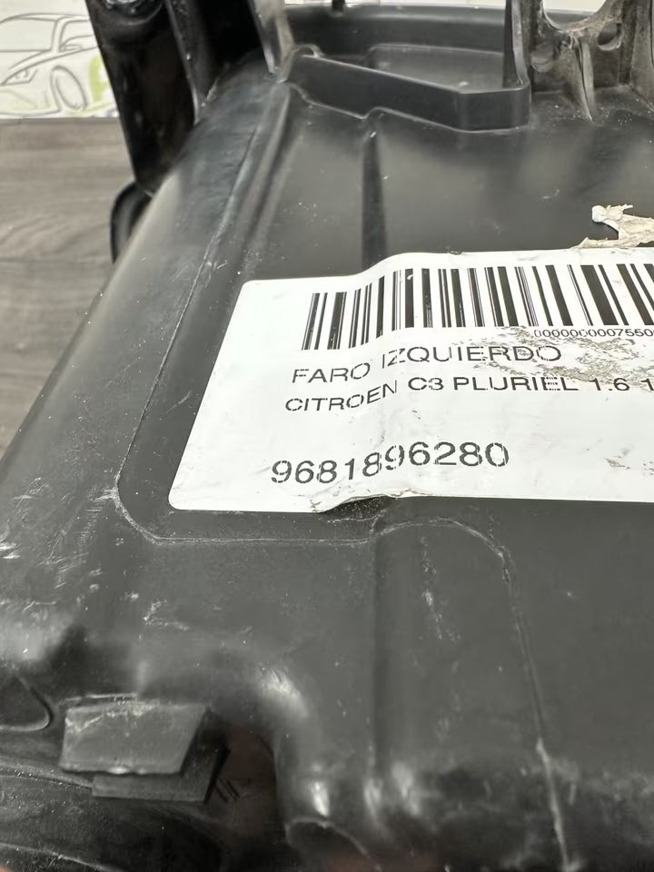 9681896280 Scheinwerfer Links Citroën C3 Pluriel Modelle Original