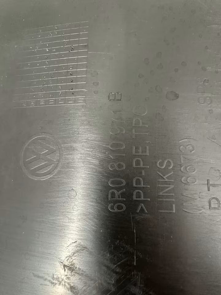 6R0810971B Radhausschale Innenkotflügel Hinten Links Vw Polo 6R