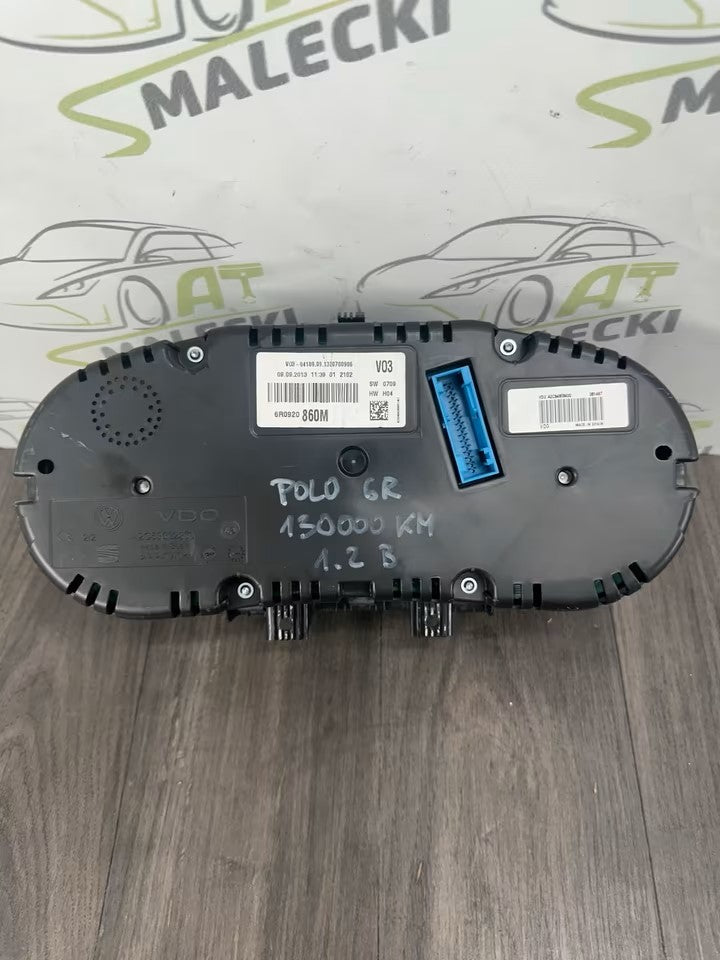 6R0920860M Tacho Kombiinstrument VW Polo 6R