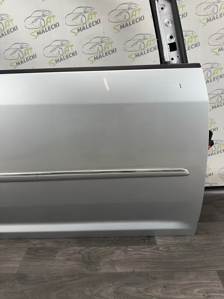 Türe Tür Vorne Rechts Vw Touran 1T 03-15 Bj Farbe LA7W Silber