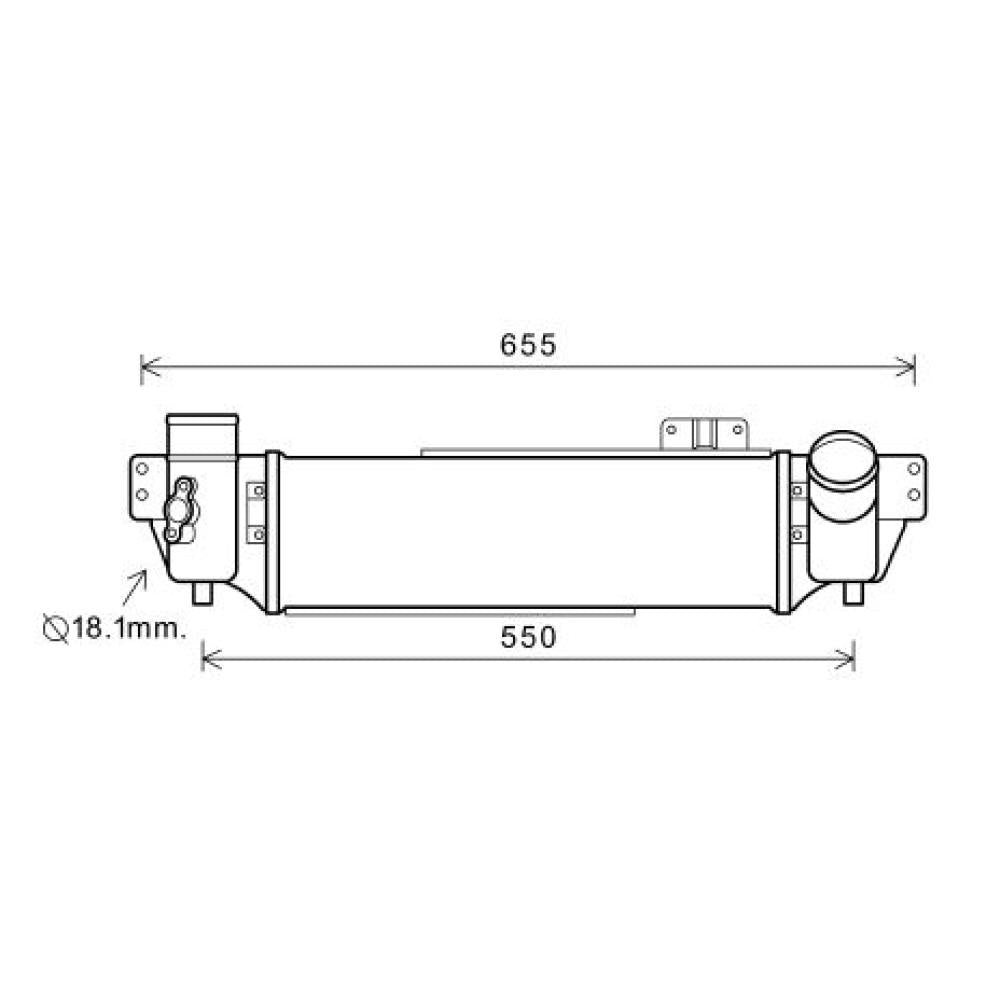 281904A470 LADELUFTKÜHLER KIA SORENTO 2.5 CRDI DCA1081