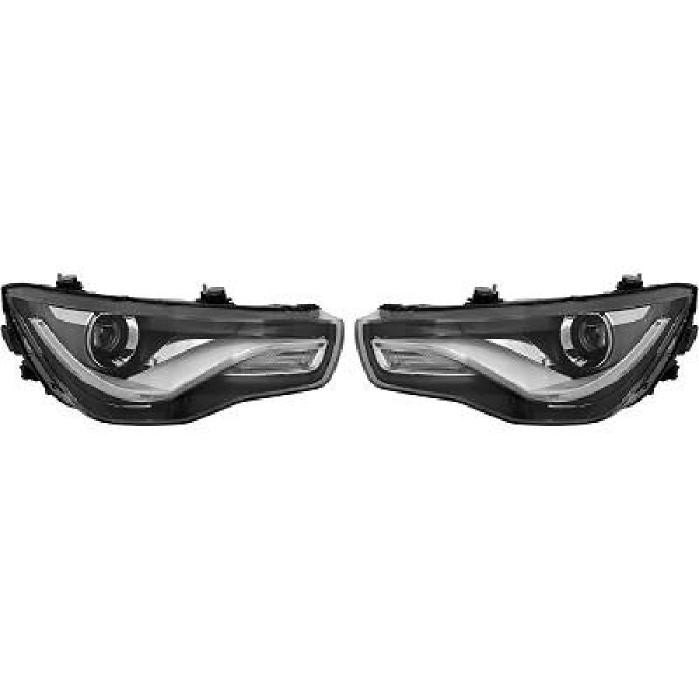 nan SCHEINWERFERSATZ AUDI A1, 10-18 H7+LED+MOTOR, 1080385
