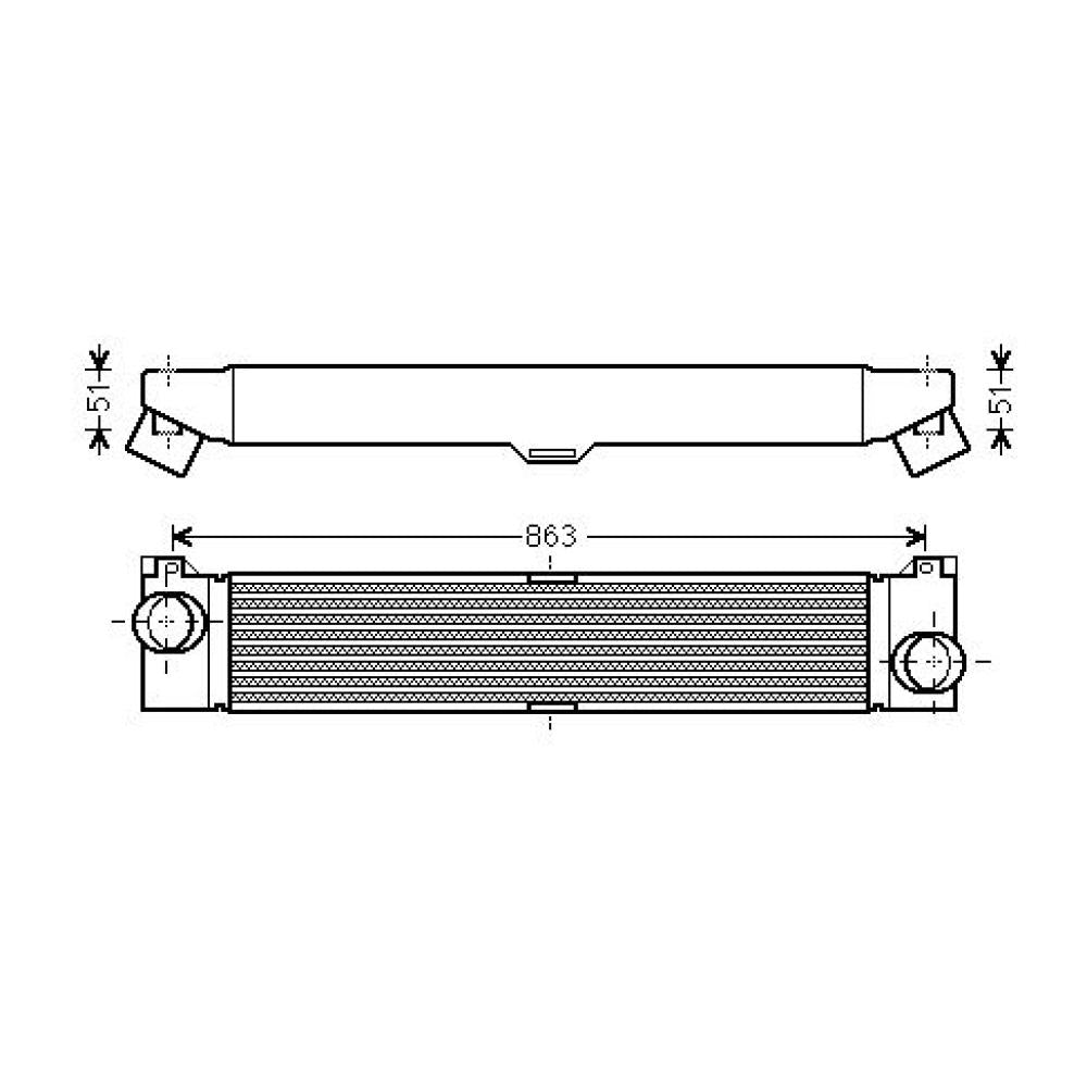 0384K1 LADELUFTKÜHLER FIAT DUCATO 250/ Boxer 06- DCA1041