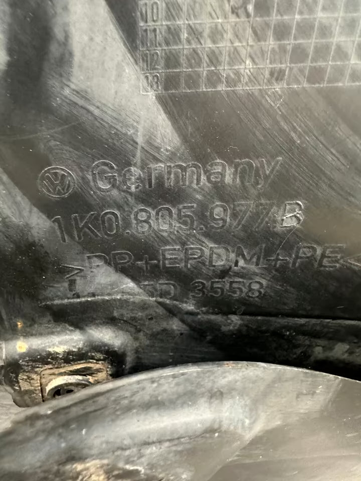 1K0805977B Radhausschale Vorne Links 2-Teilig VW Golf V