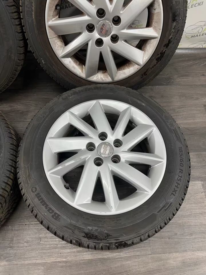 185 60 R15 Kompletträder Aluräder M+S Barum 7mm Seat Ibiza 6J