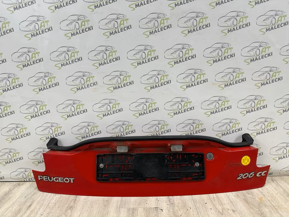 Tailgate Lower Peugeot 206 CC Models Color KKN Red