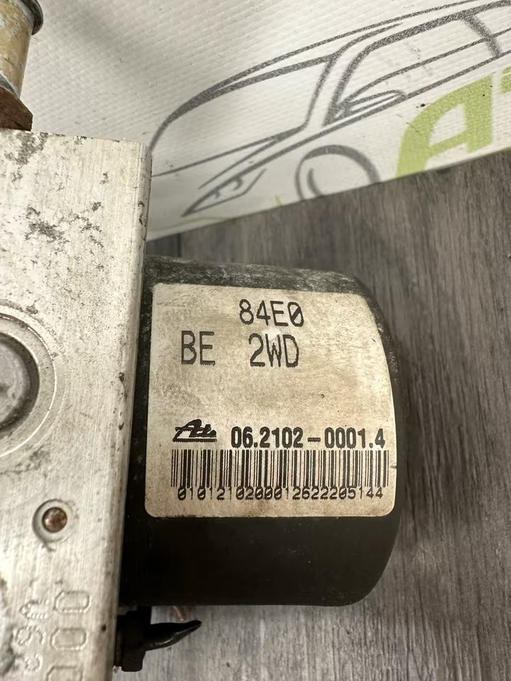 Opel Agila A Abs Steuergerät Hydraulik Block 84E0 BE 2WD