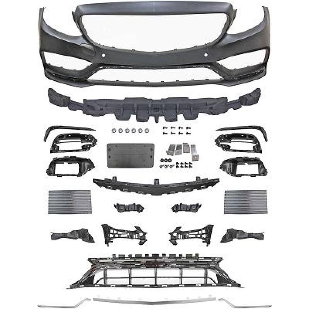 SPORTSTOßSTANGE VO   W205, 18-21     SPORT C63-OPTIK, 1673750