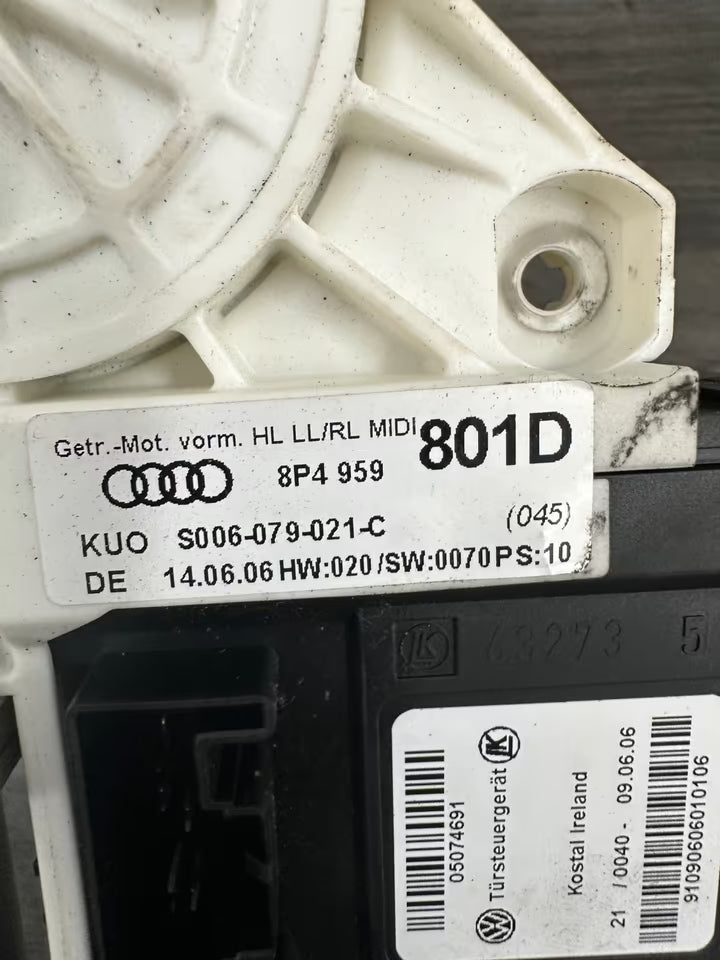 8P4959801D Fensterhebermotor Hinten Links Audi A3 8P