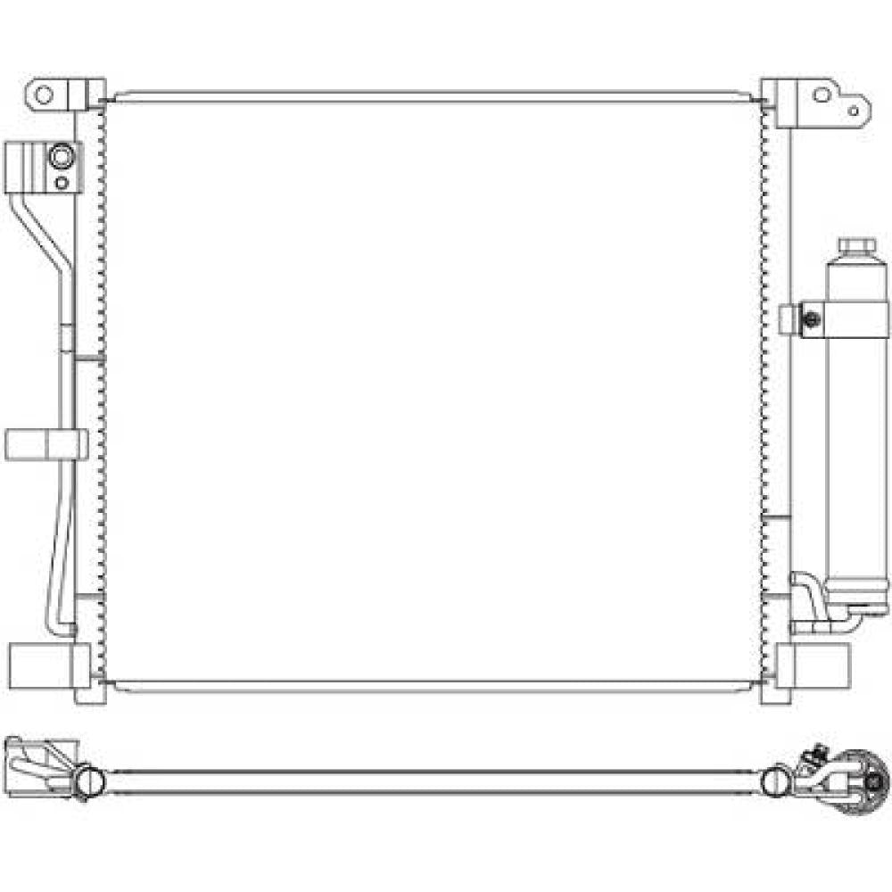 921001FE0B KONDENSATOR NISSAN Juke 06/2010- DCC1616
