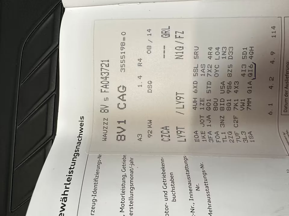 CZC CZCA Motor 1,4 TFSI Audi A1 A3 Vw Scirocco Golf Modelle