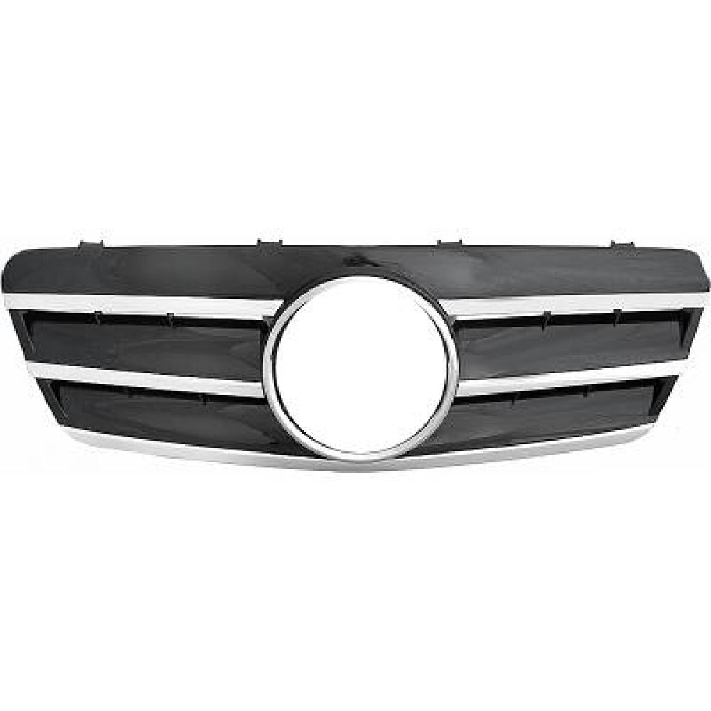 KÜHLERGRILL KPL. DB W208, 97-02 CHROM/SCHWARZ 1625240