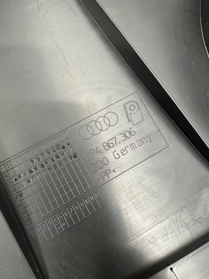 Leder Türverkleidung Türpappe Hinten Rechts Audi A3 8P 8P4867306