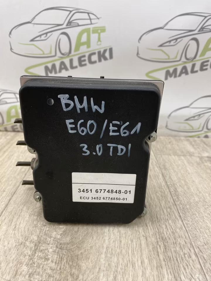 ABS Steuergerät Bmw 5er E60 E61 6774848-01 6774850-01