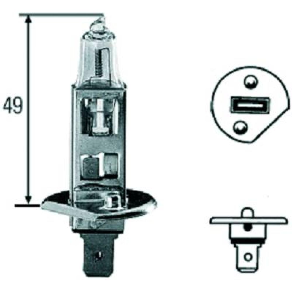 83931521 LEUCHTMITTEL H1 Glühlampe LID10012