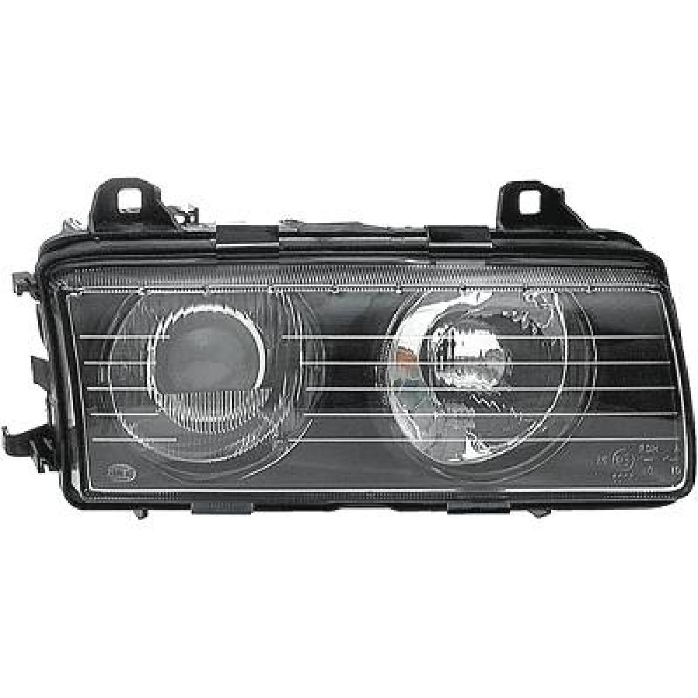 63 12 1 387 042 SCHEINWERFER RE. BMW E36, 91-94 H1+H1 FÜR LWR 1213280