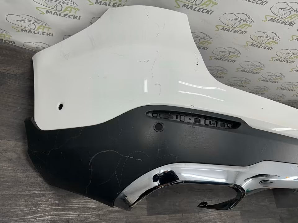 A2538858502 Stoßstange Hinten Mercedes GLC A253 Modell Weiß Chrom
