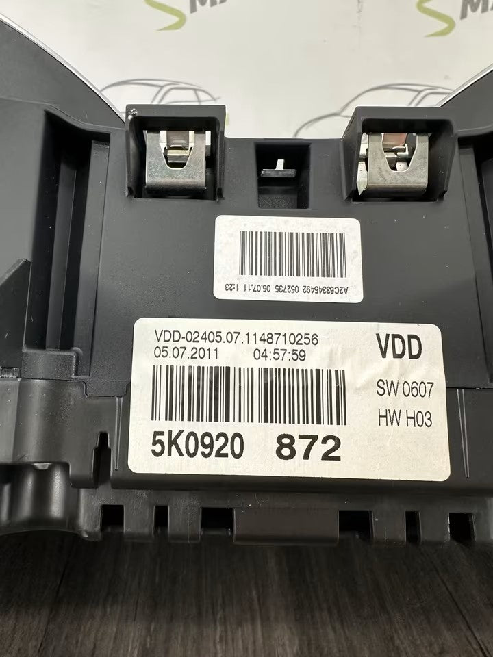 5K0920872 speedometer instrument cluster VW Golf VI 6 5K 1.2 TSI CBZ