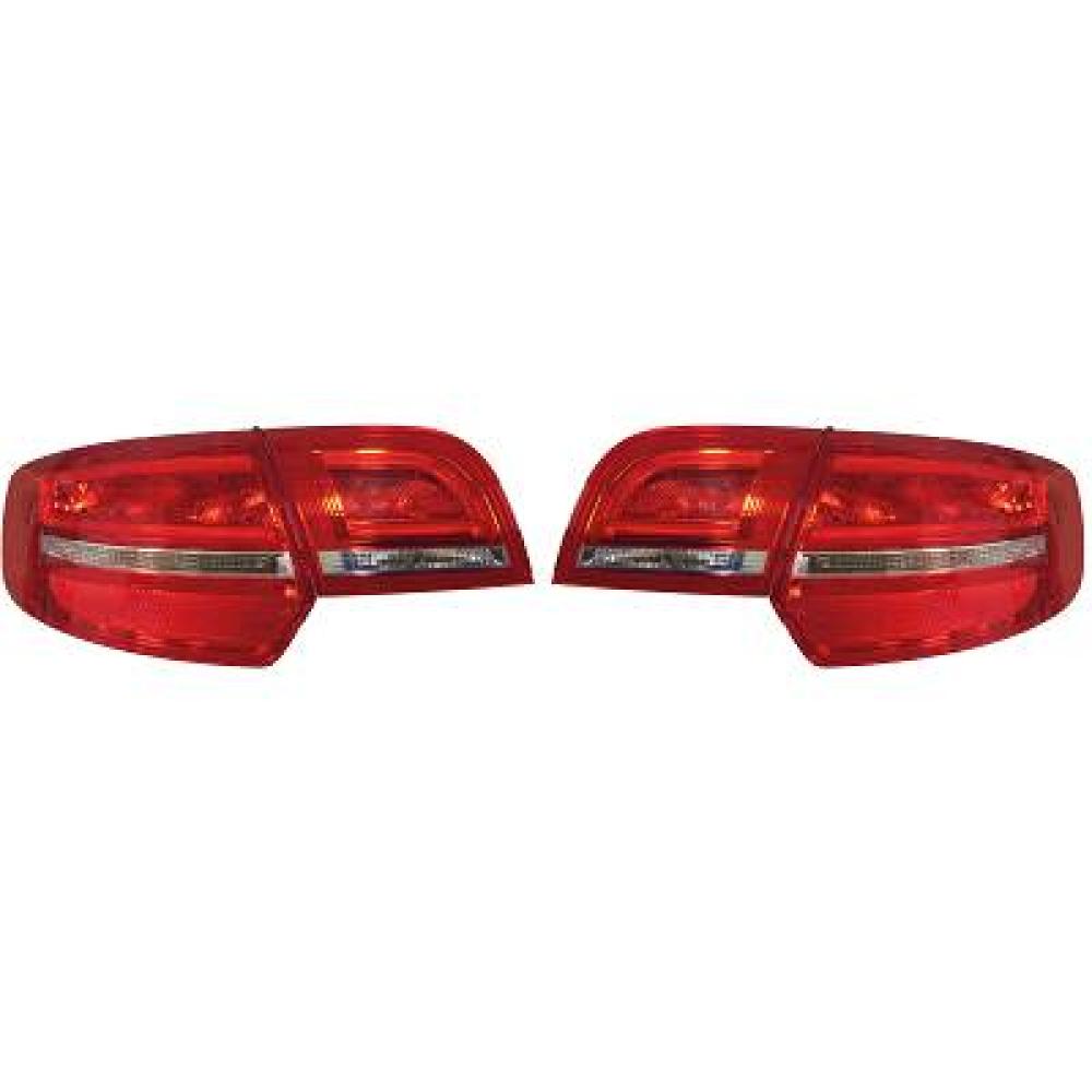 nan DESIGNRÜCKLEUCHTEN SET A3, 04-08 ROT-WEIß 1031997