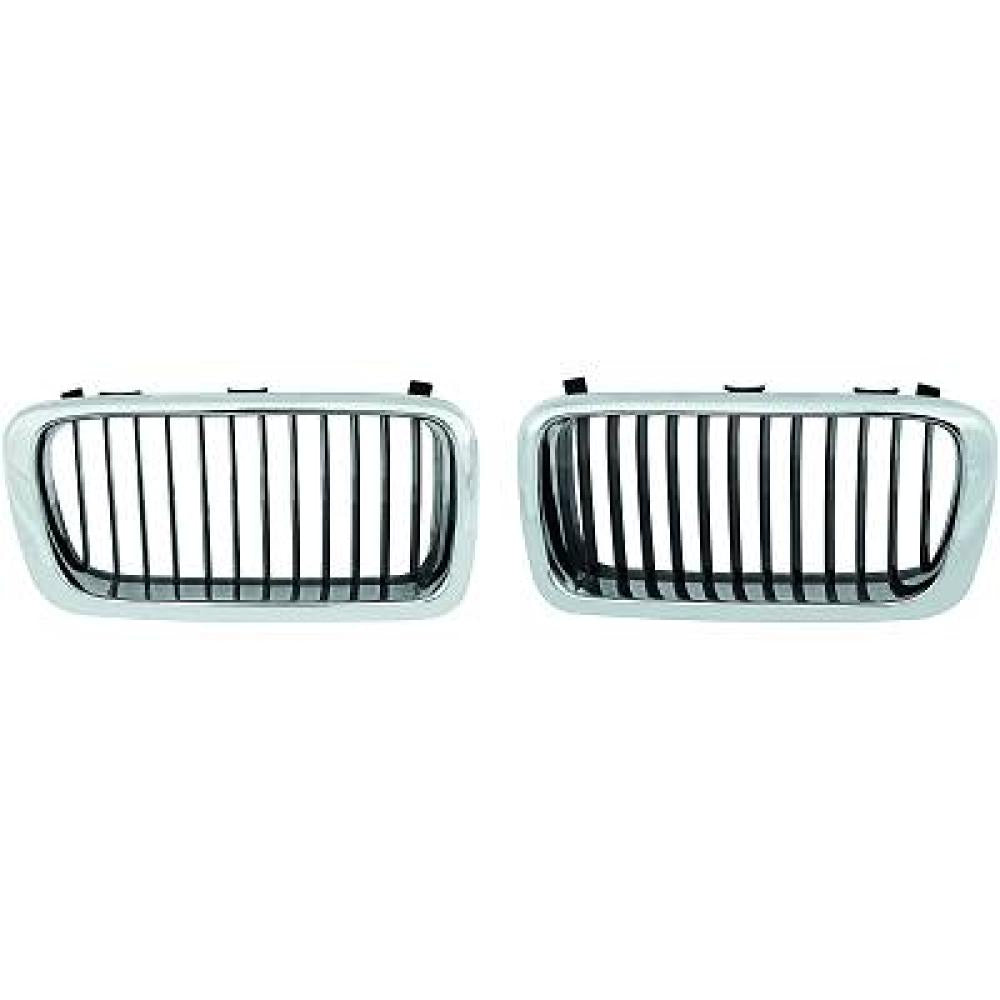 51 13 8 125 812 GRILL RECHTS BMW E38, für 94-98 1242040