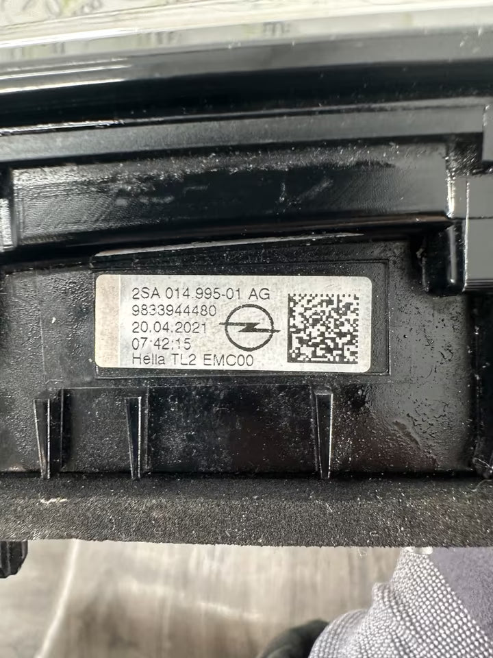 9833844480 Rücklicht Heckleuchte Hinten Links Opel Mokka B Modelle