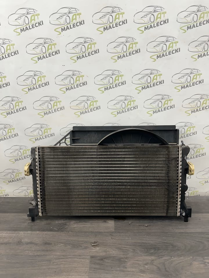 Water cooler radiator including fan Vw Polo 6R 1.2 CGP petrol engine 6R0