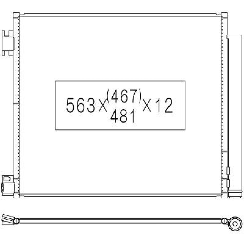 921004BE0A KONDENSATOR QUASHQAI, 14-18 DCC1953