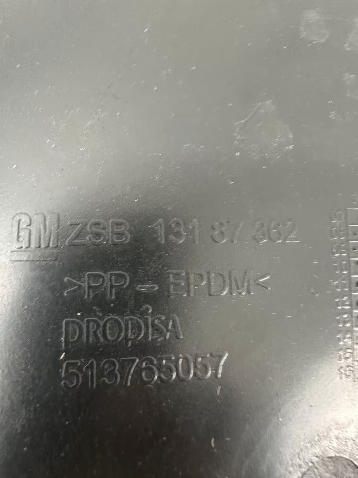 13187362 Radhausschale Hinten Links Opel Corsa E