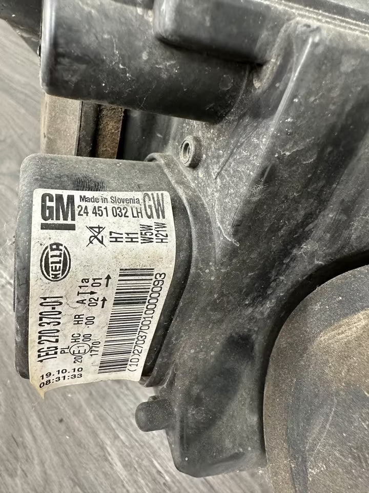 24451032LH Scheinwerfer Links Komplett Opel Astra H Modell
