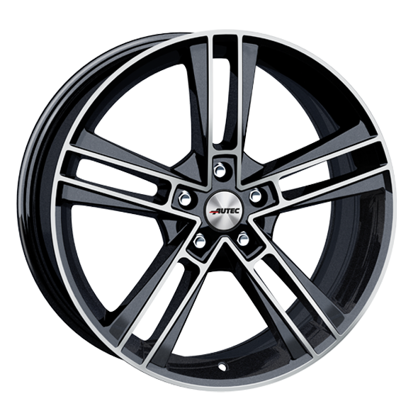 AUTEC Alufelgen NEU Rias - Schwarz metallic poliert