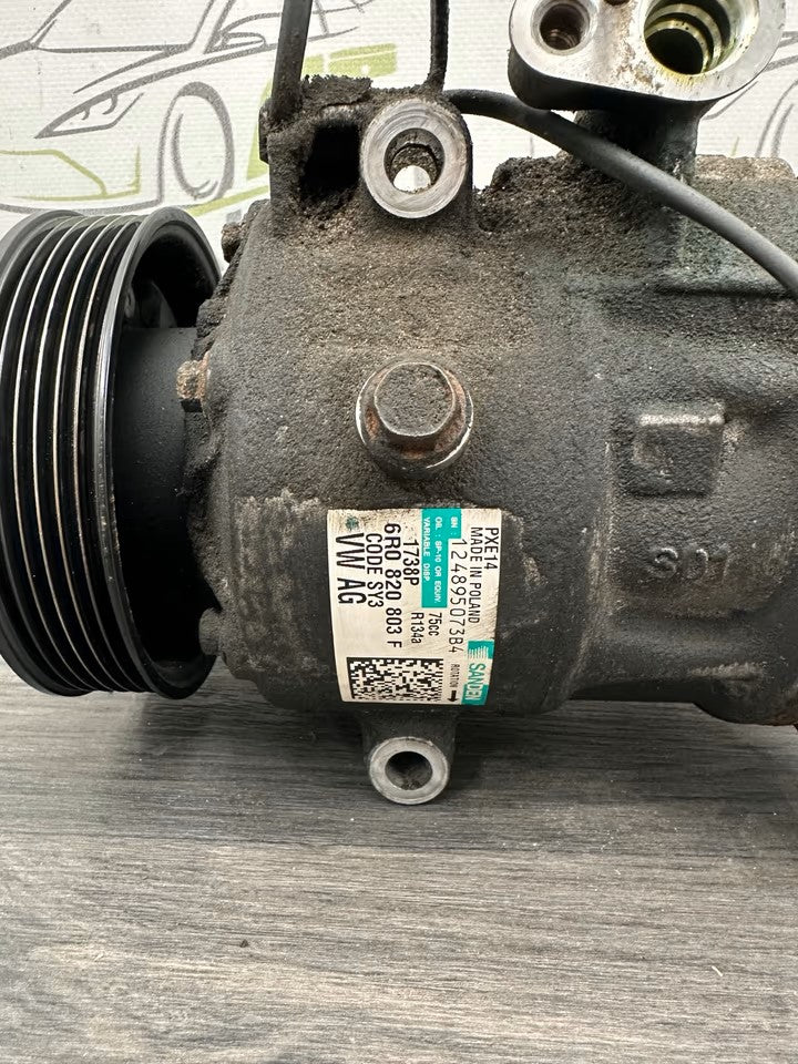 6R0820803F Klimakompressor Kompressor Vw Polo 6R 1,2 CGP Benzin