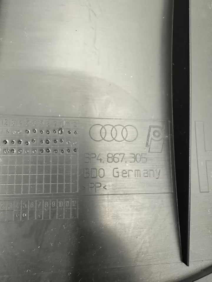Leder Türverkleidung Türpappe Hinten Links Audi A3 8P 8P4867305