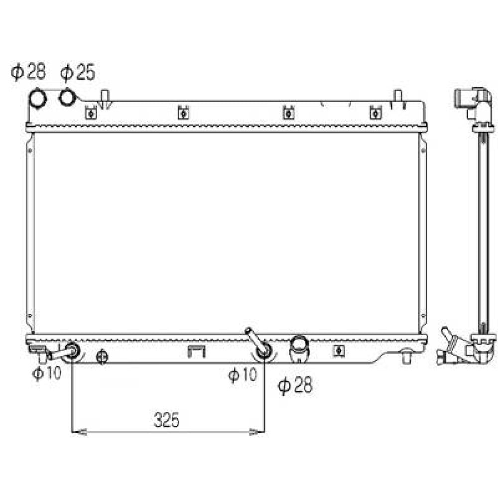 19010PWAJ51 Kühler Motorkühlung für HONDA JAZZ 2005 DCM2187