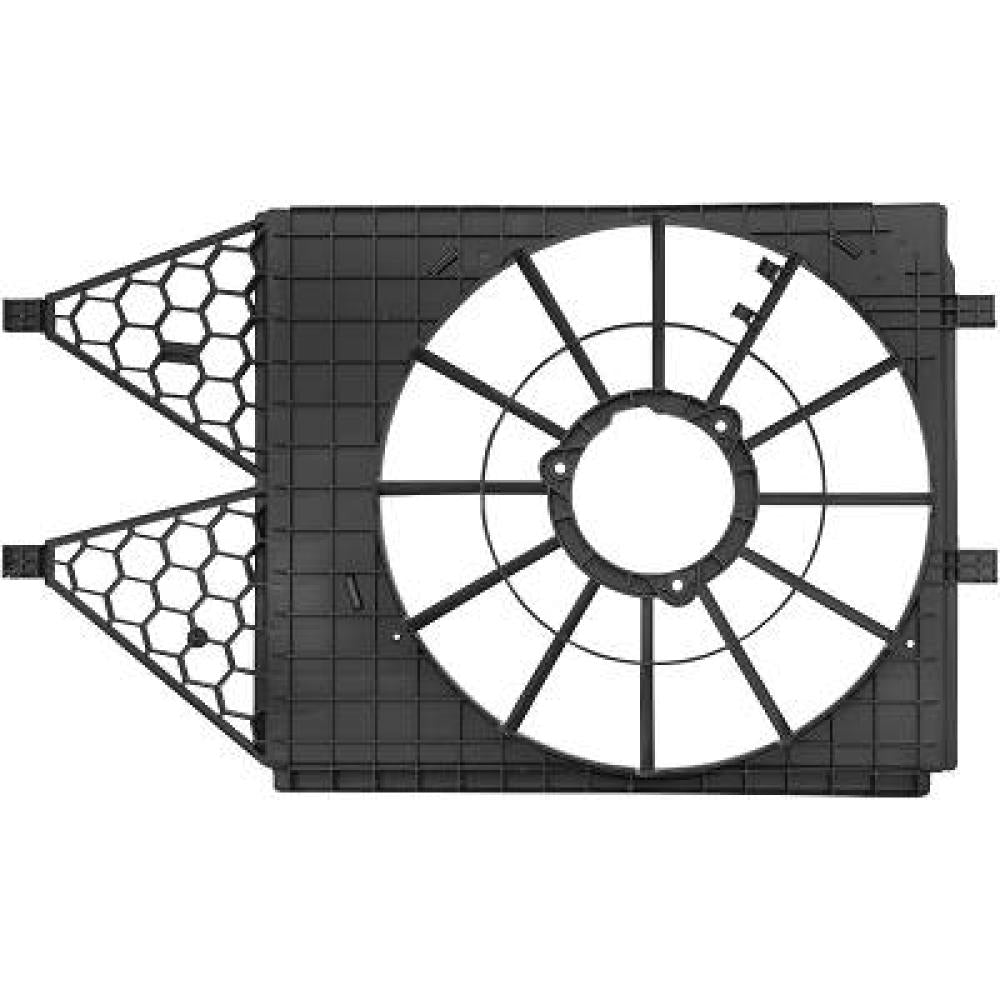 6R0 121 207 LÜFTERZARGE Polo 6R ohne Klima DCL1296