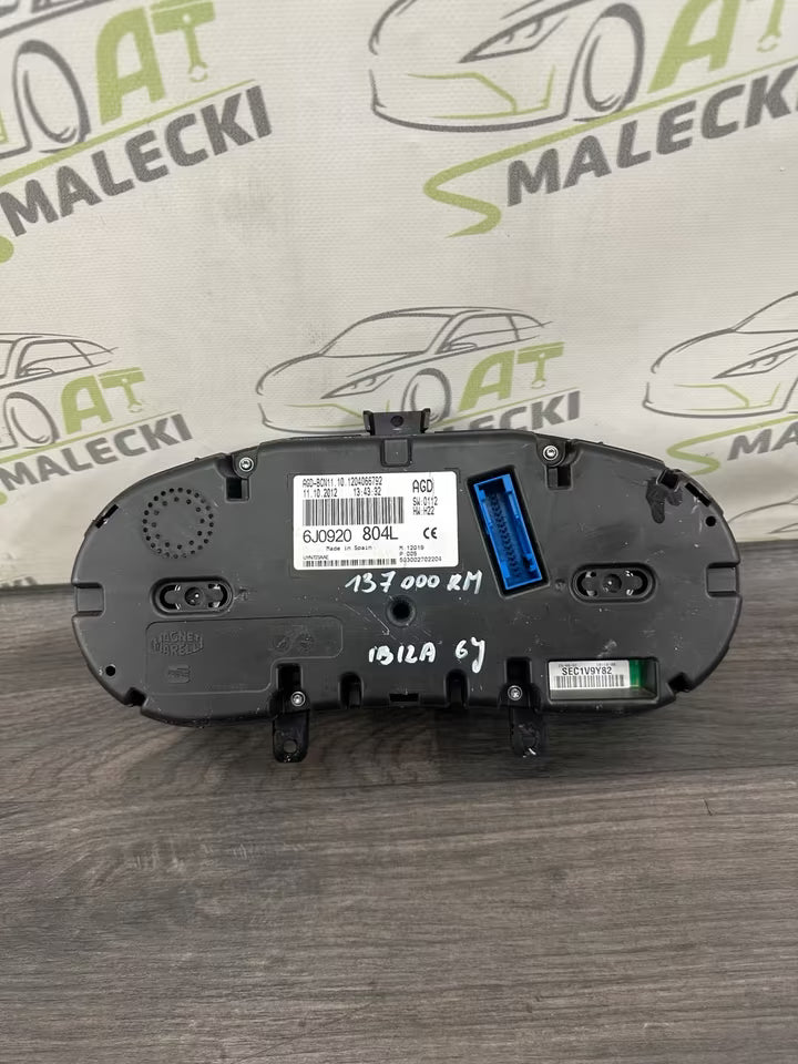 6J0920804L Tacho Kombiinstrument Seat Ibiza 6J 137000km