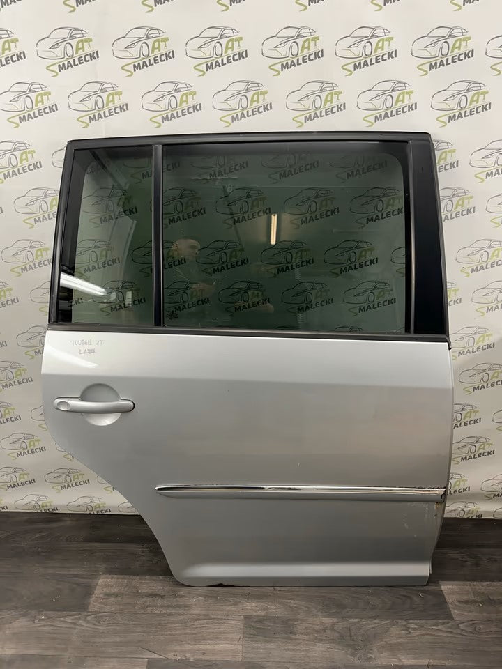 Türe Tür Hinten Rechts Vw Touran 1T Modelle Farbe LA7W Silber