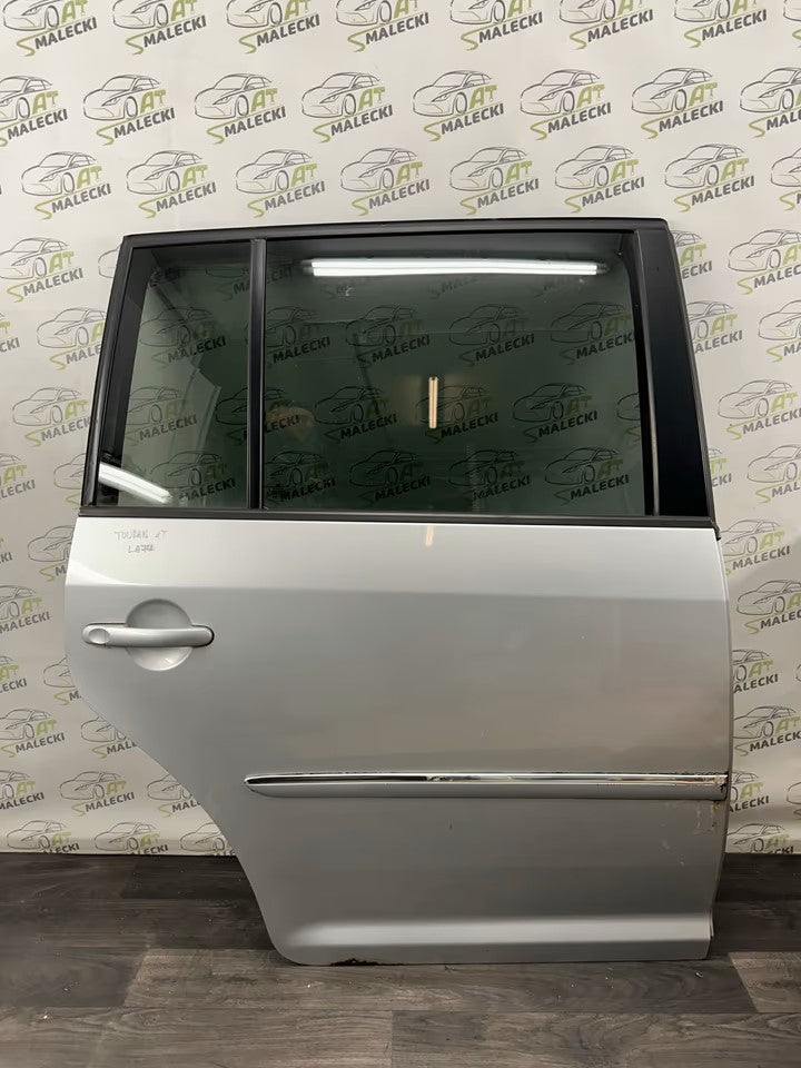 Türe Tür Hinten Rechts Vw Touran 1T Modelle Farbe LA7W Silber
